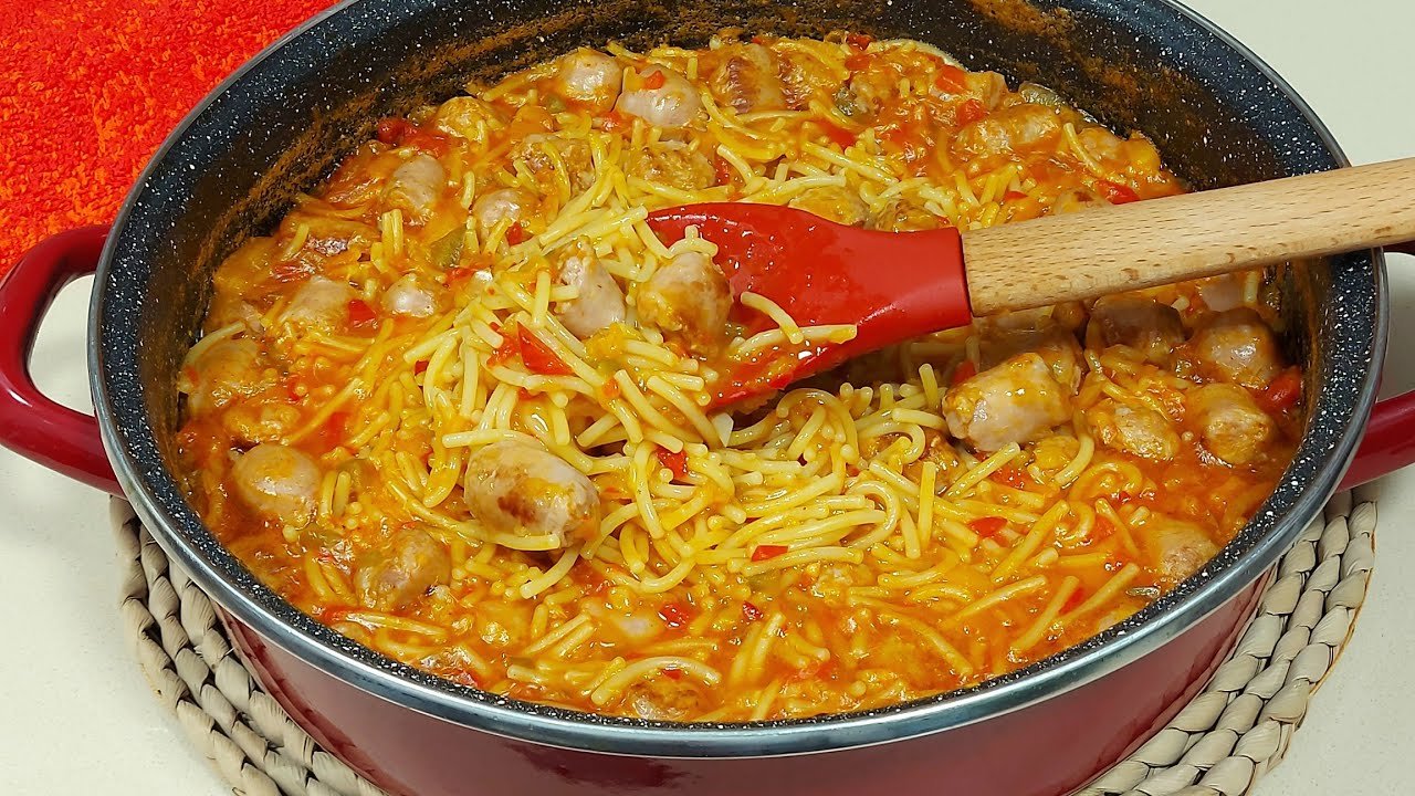 Receta de Cazuela de salchichas