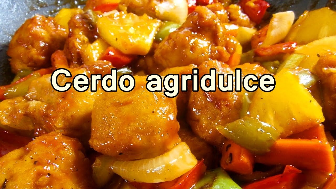 Receta de Cerdo agridulce chino
