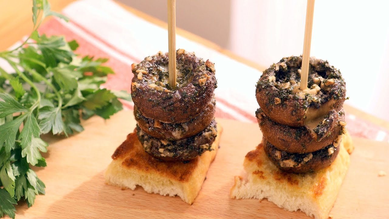 Receta de Champiñones al horno con ajo y perejil