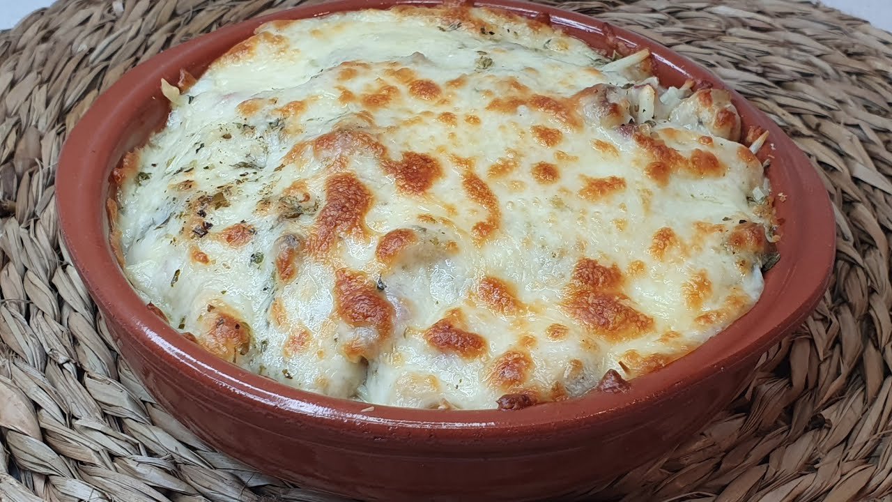 Receta de Champiñones gratinados