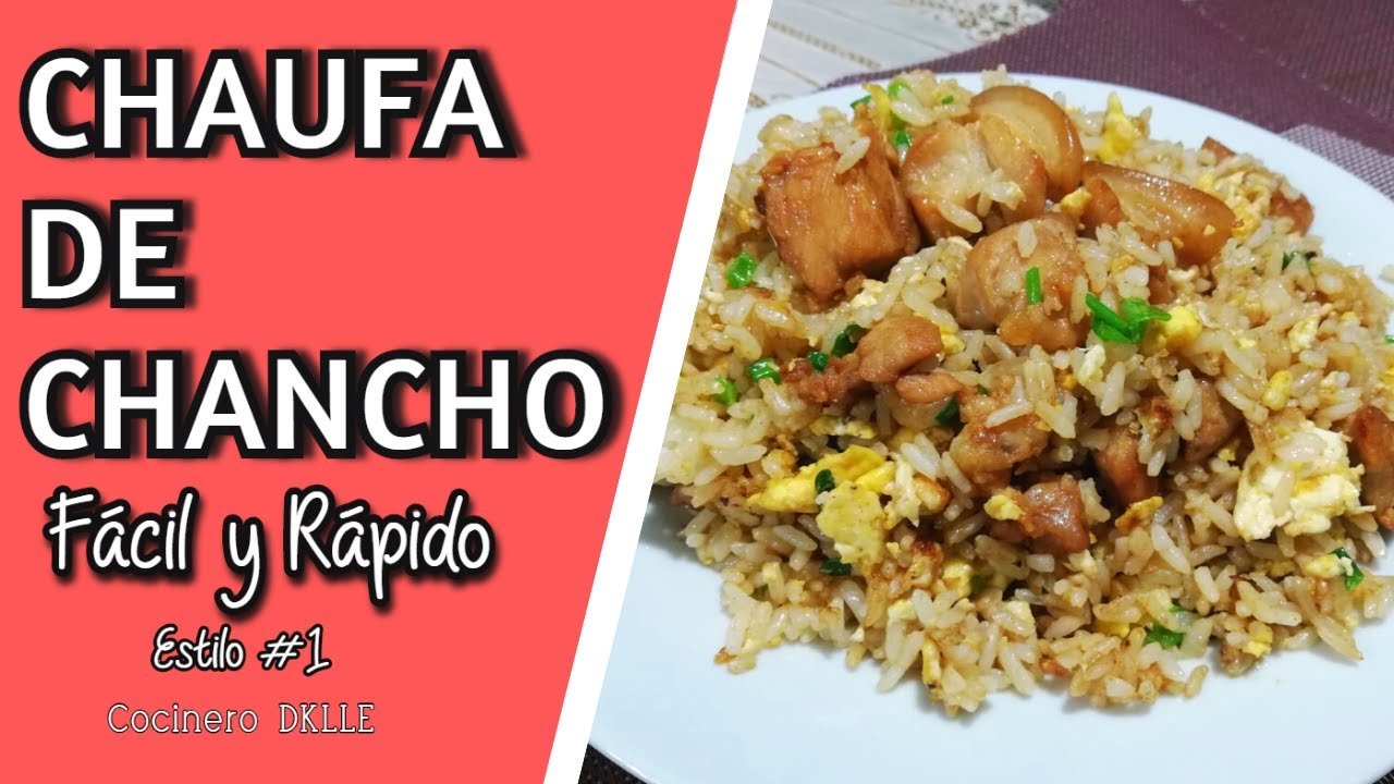 Receta de Chaufa de chancho