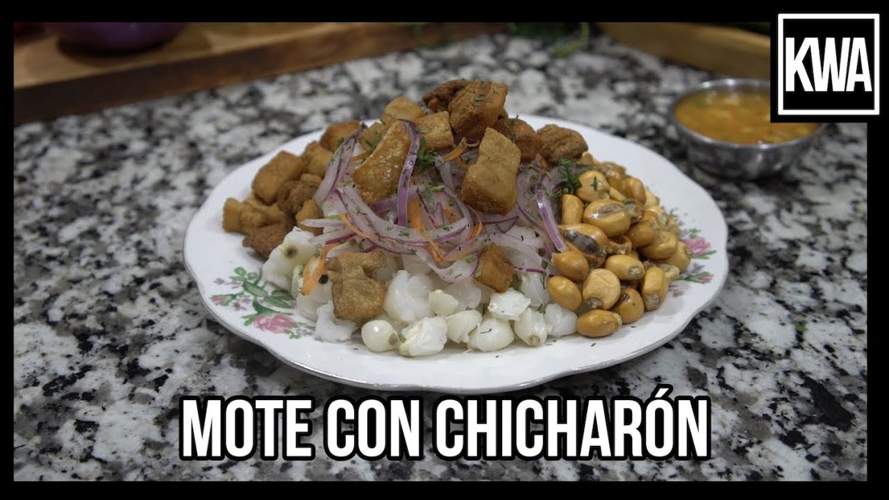 Receta de Chicharrón con mote