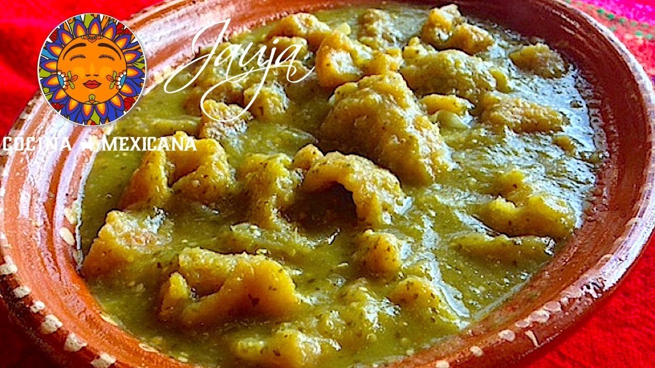 Receta de Chicharrón en salsa verde