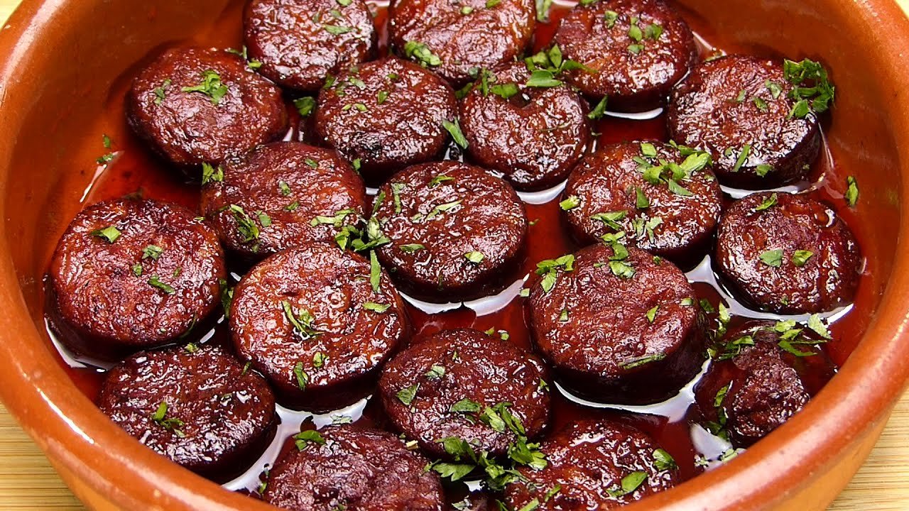Receta de Chorizos al vino