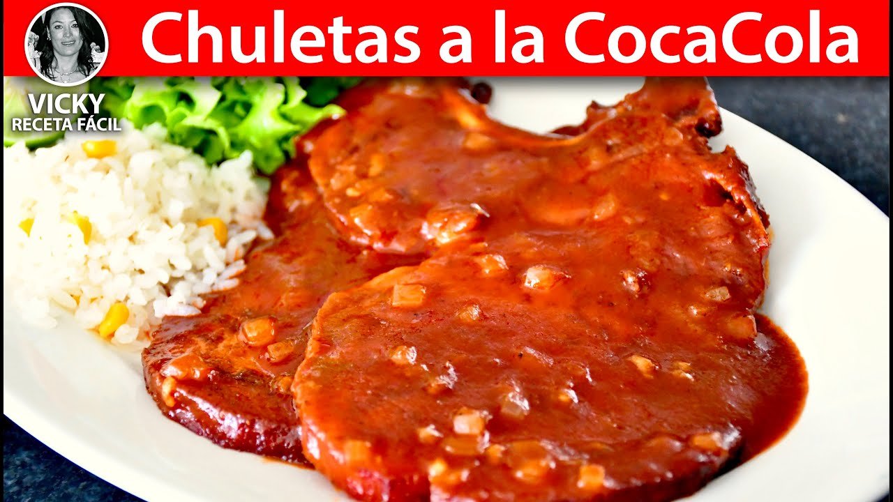 Receta de Chuletas ahumadas en Coca-Cola