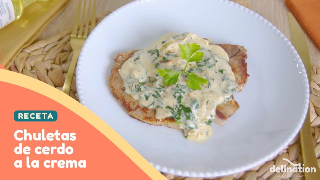 Receta de Chuletas con crema