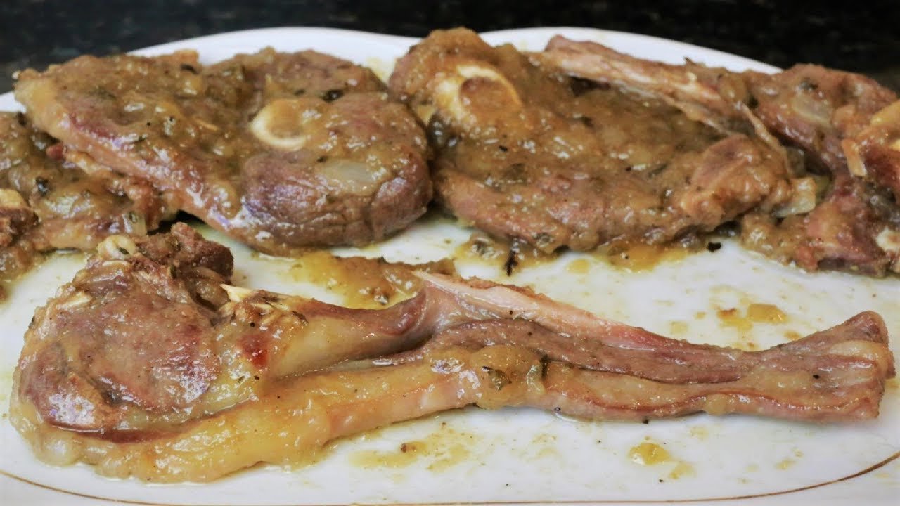 Receta de Chuletas de cordero a la miel