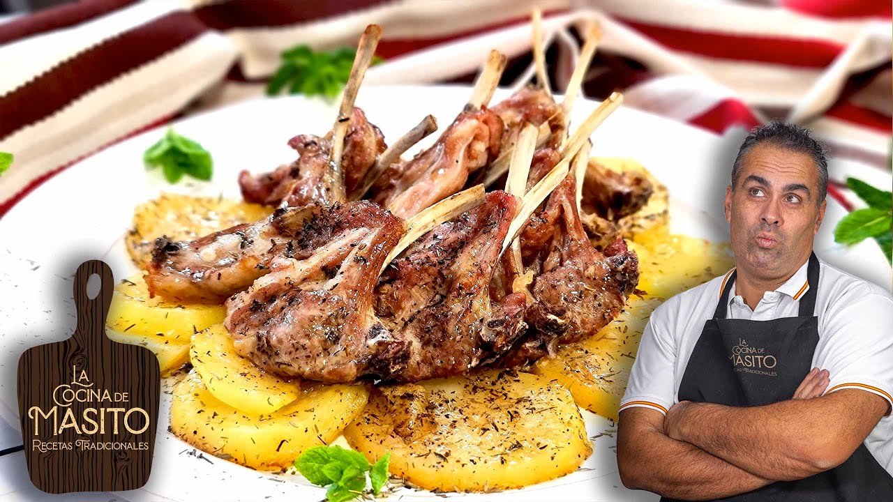 Receta de Chuletas de cordero al horno