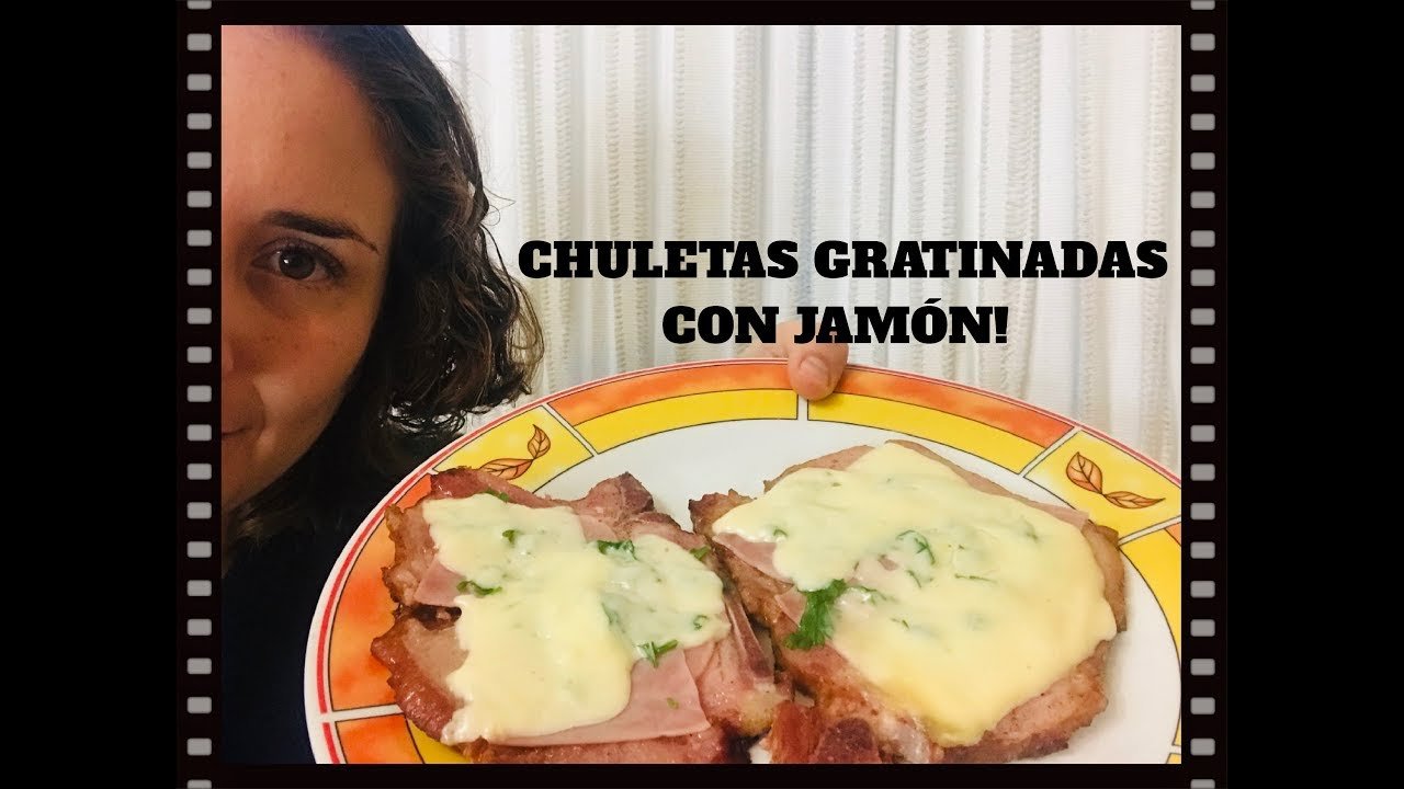 Receta de Chuletas gratinadas con queso