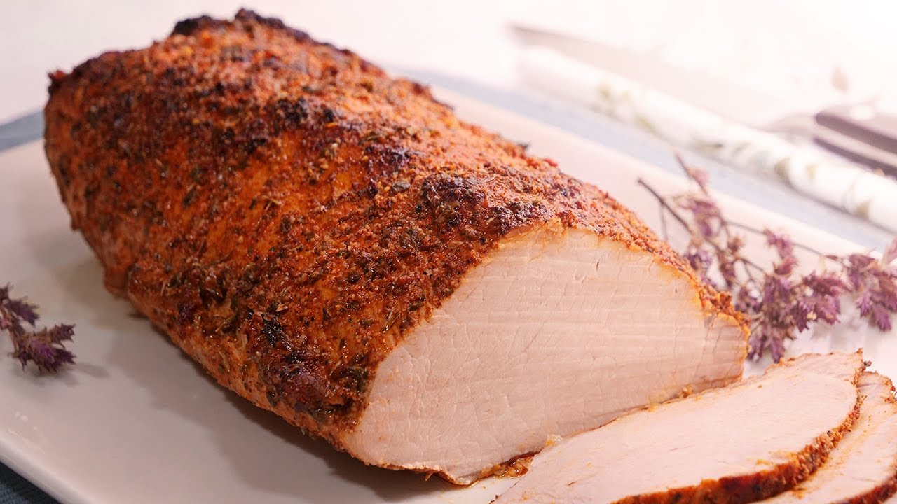 Receta de Cinta de lomo adobada al horno