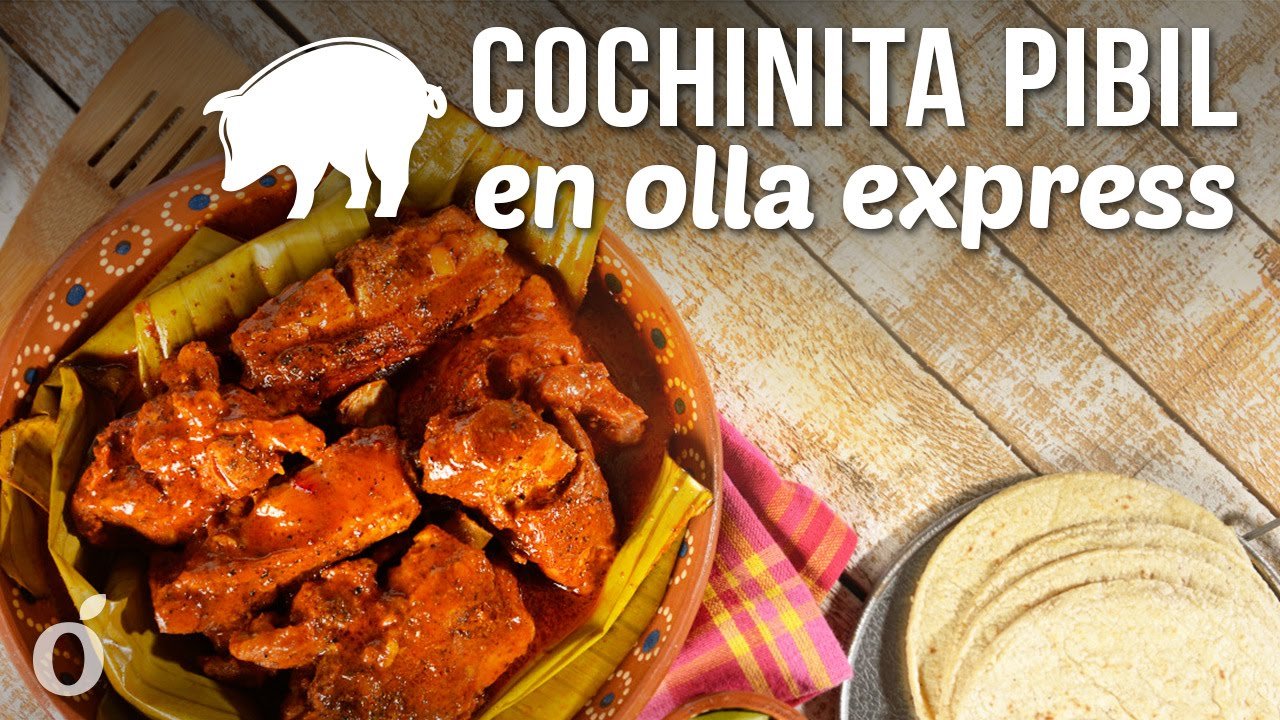 Receta de Cochinita pibil en olla express