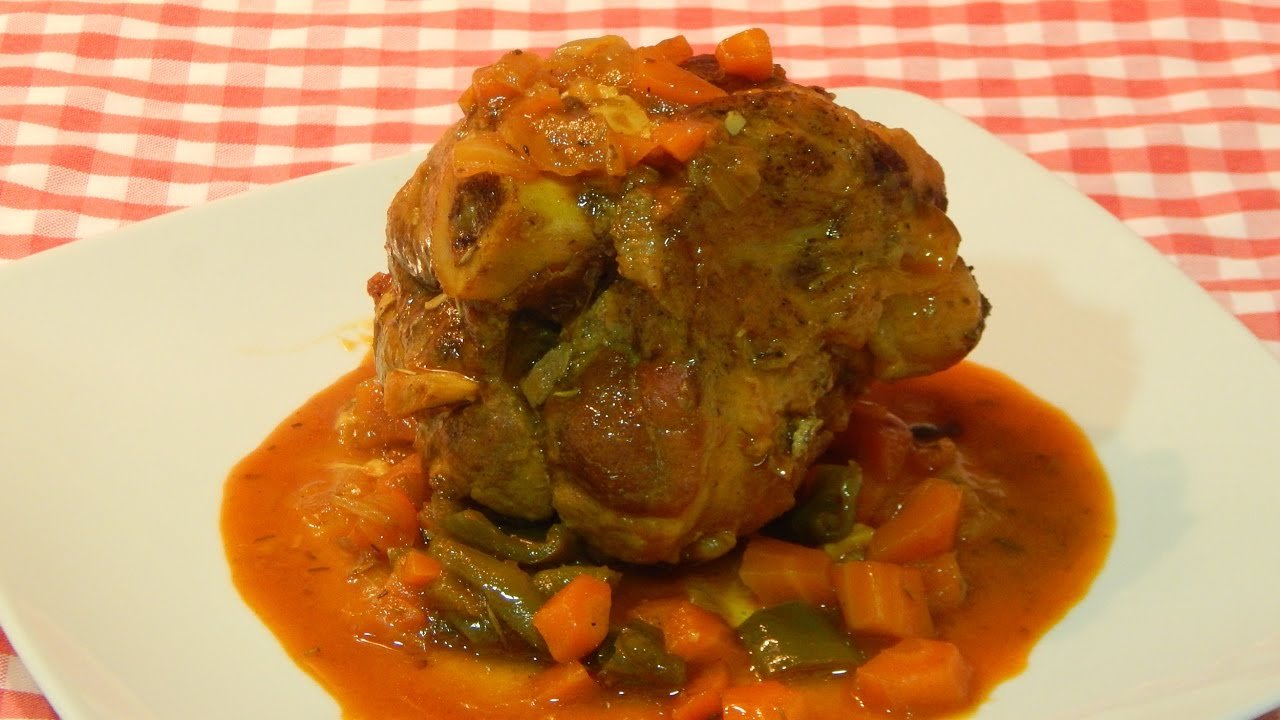 Receta de Codillo con salsa de miel