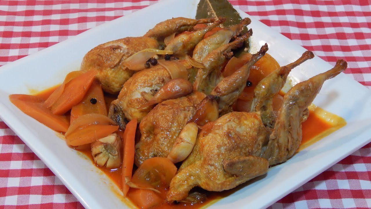 Receta de Codorniz en escabeche