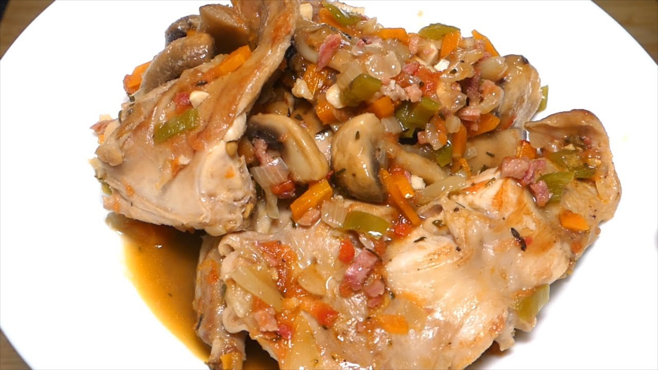 Receta de Conejo a la cazadora