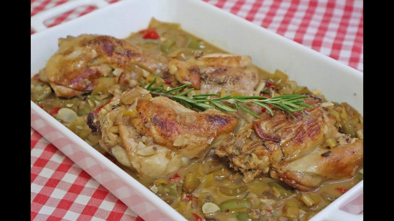 Receta de Conejo al romero y vino blanco