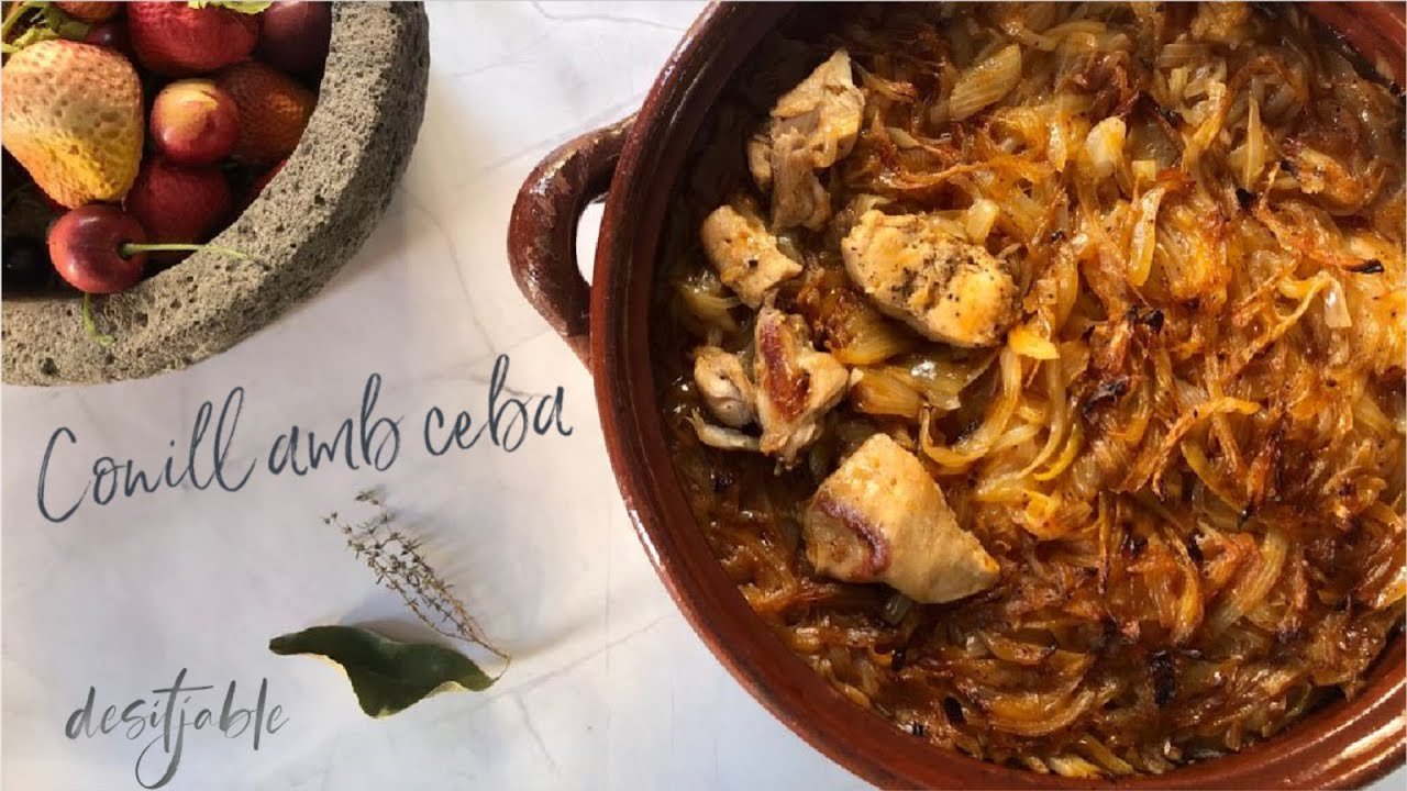 Receta de Conejo con cebolla