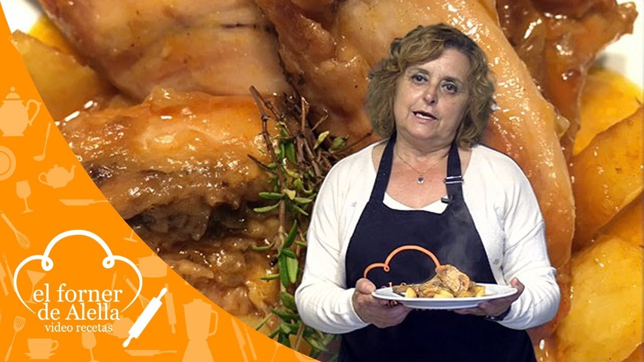 Receta de Conejo con cerveza y champiñones