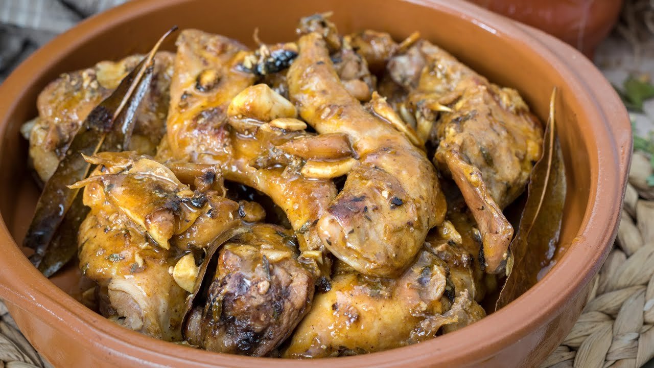 Receta de Conejo en salmorejo