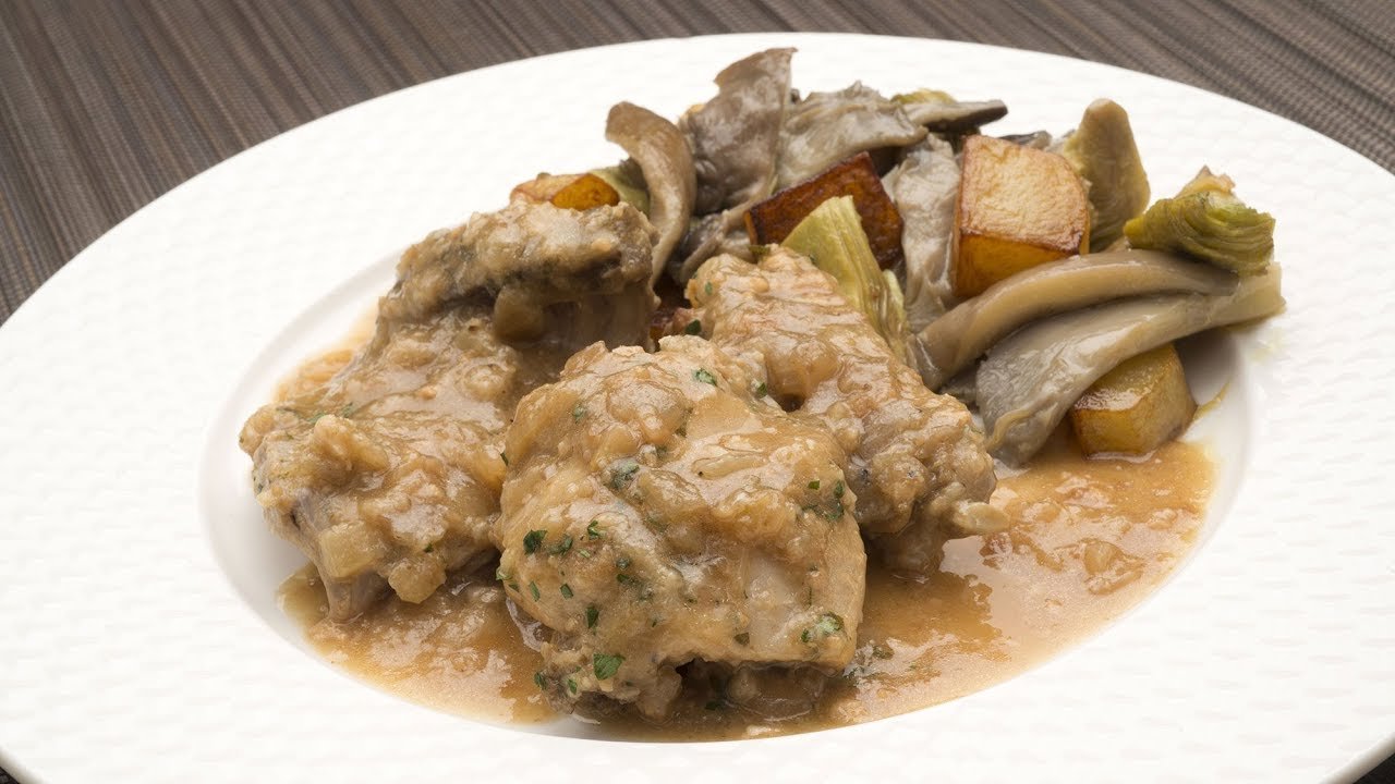 Receta de Conejo en salsa de almendras