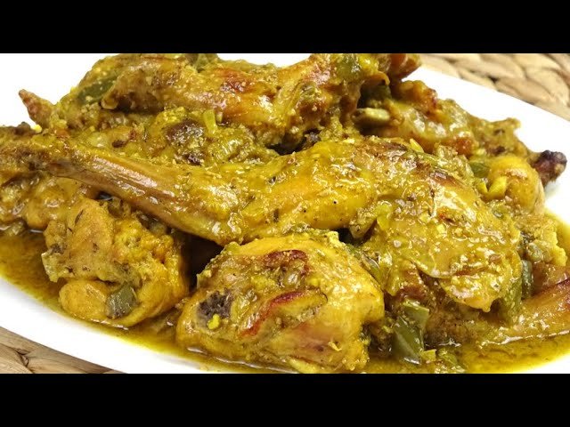 Receta de Conejo en salsa verde