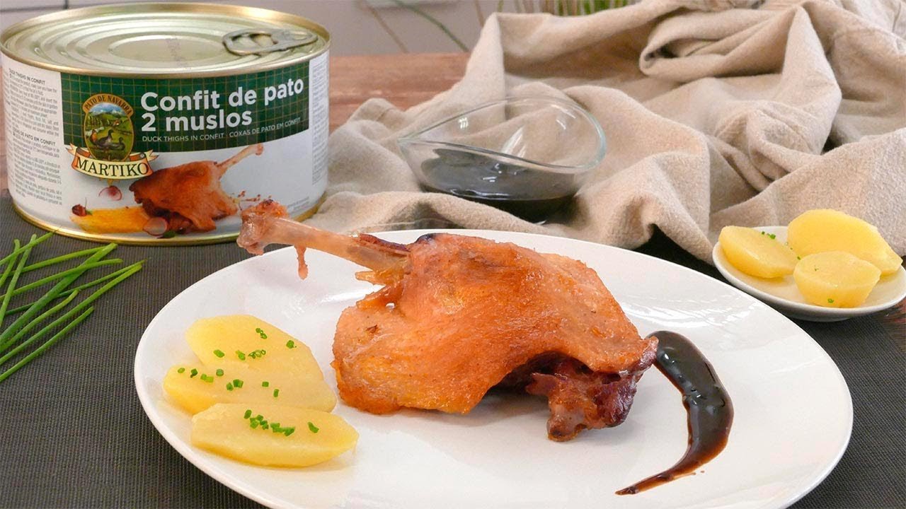 Receta de Confit de pato con mermelada de naranja