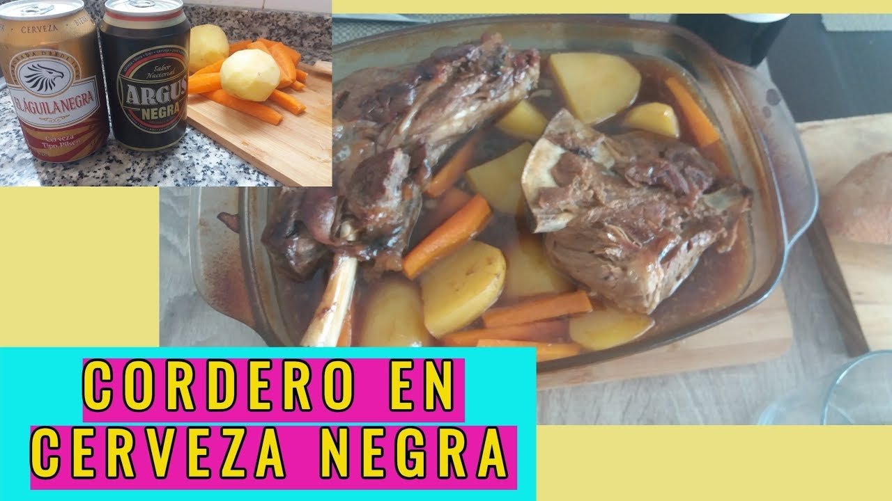 Receta de Cordero a la cerveza negra