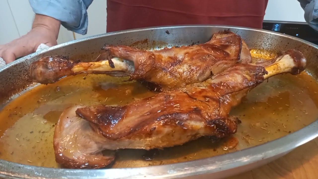 Receta de Cordero asado a la miel