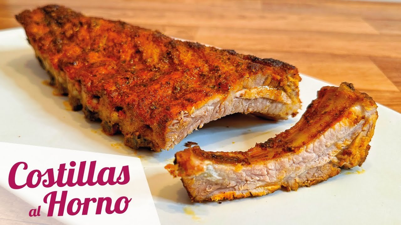 Receta de Costillas al horno jugosas