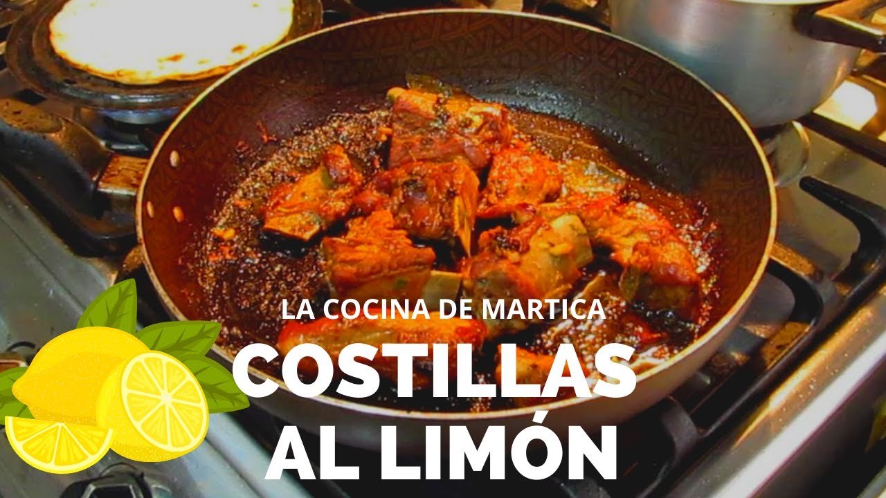 Receta de Costillas al limón