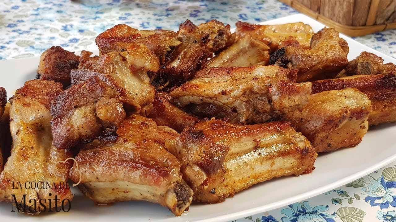 Receta de Costillas de cerdo adobadas