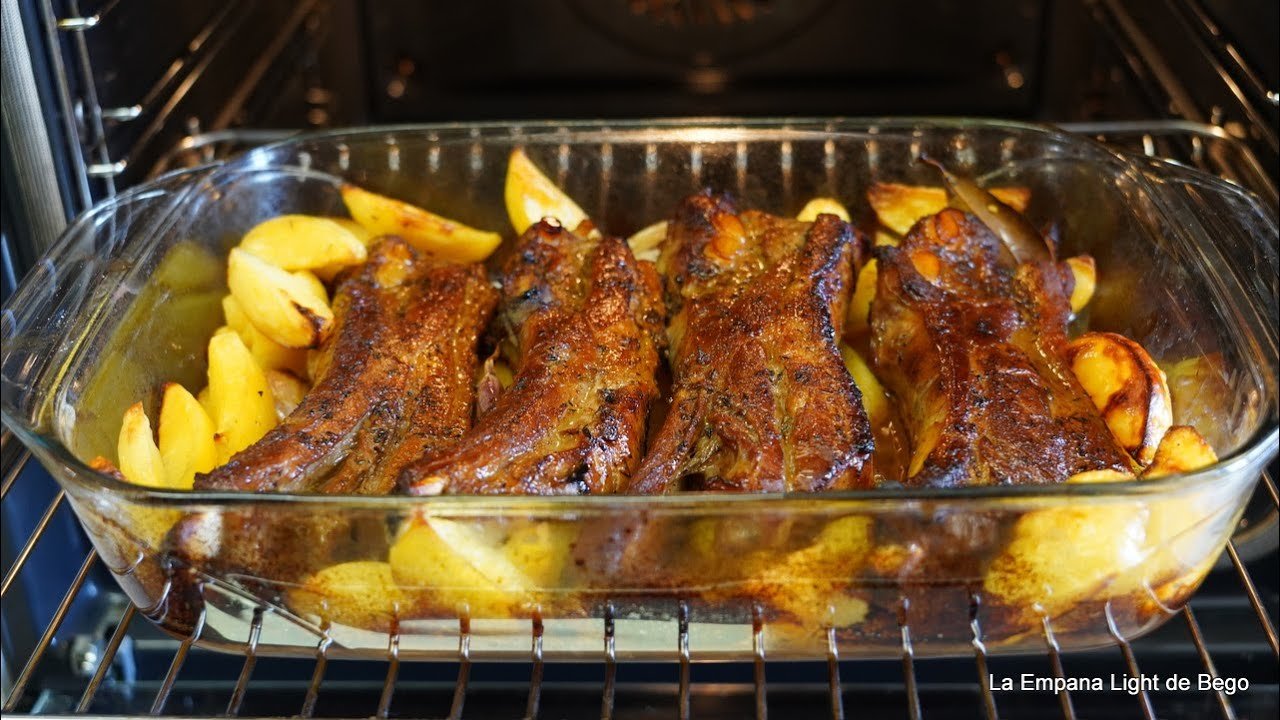 Receta de Costillas de cerdo al horno jugosas y fáciles