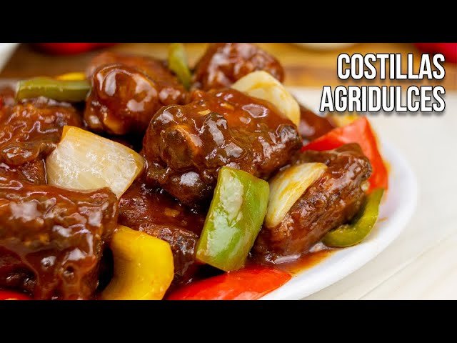 Receta de Costillas en salsa agridulce