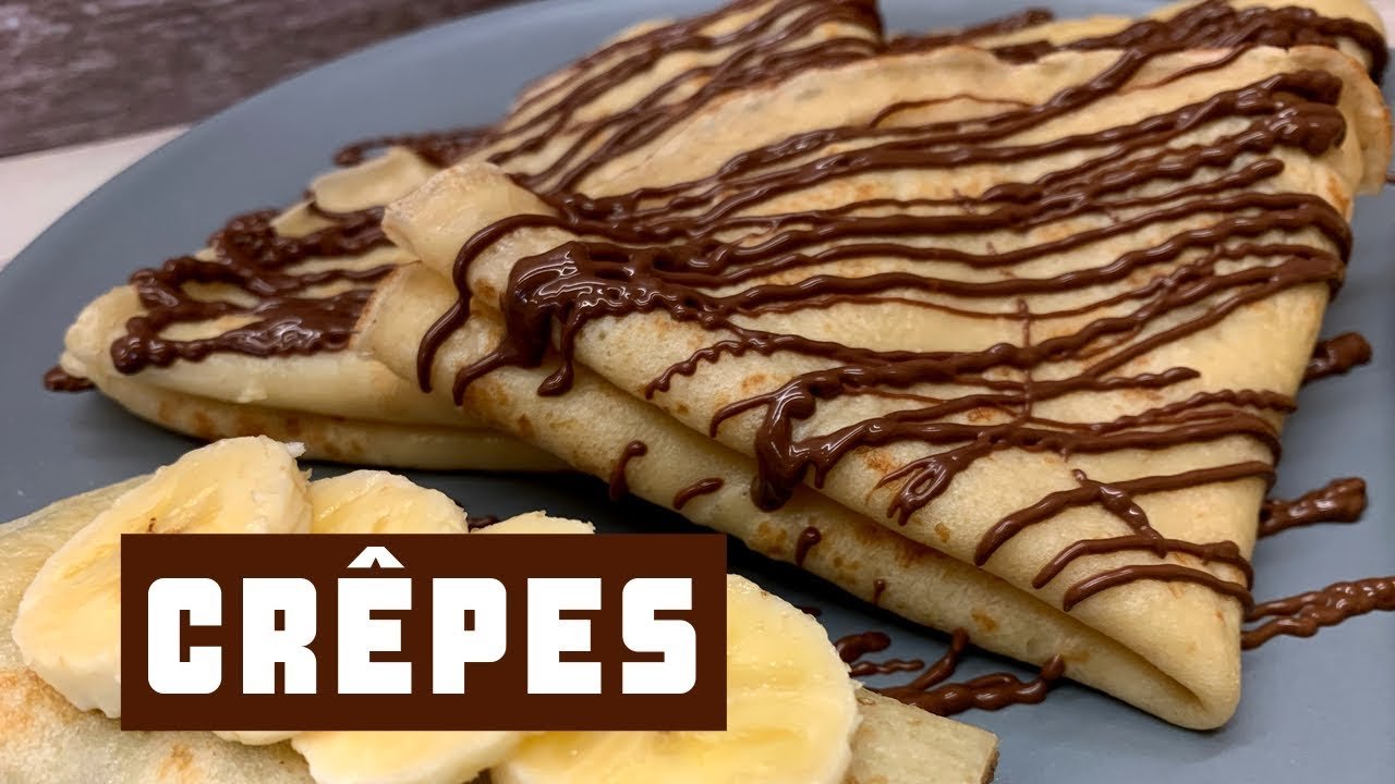 Receta de Crepes con ensalada