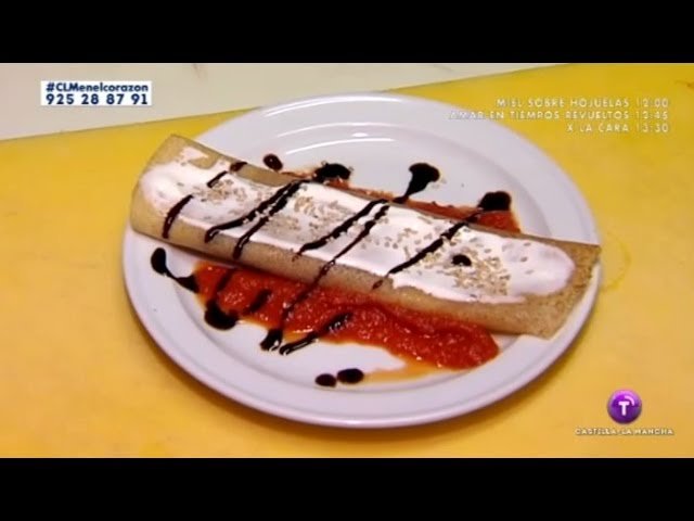 Receta de Crepes de morcilla
