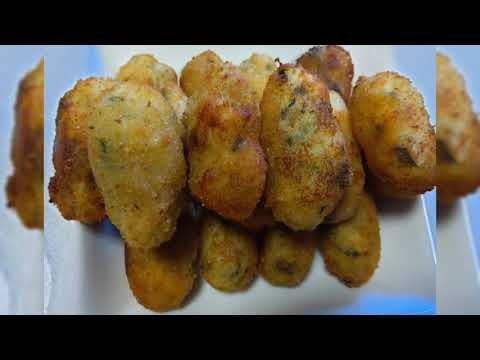 Receta de Croquetas de espinacas y gambas