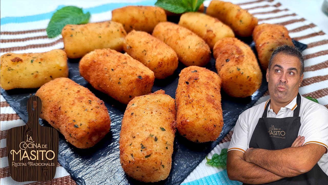 Receta de Croquetas de papa con carne molida y queso