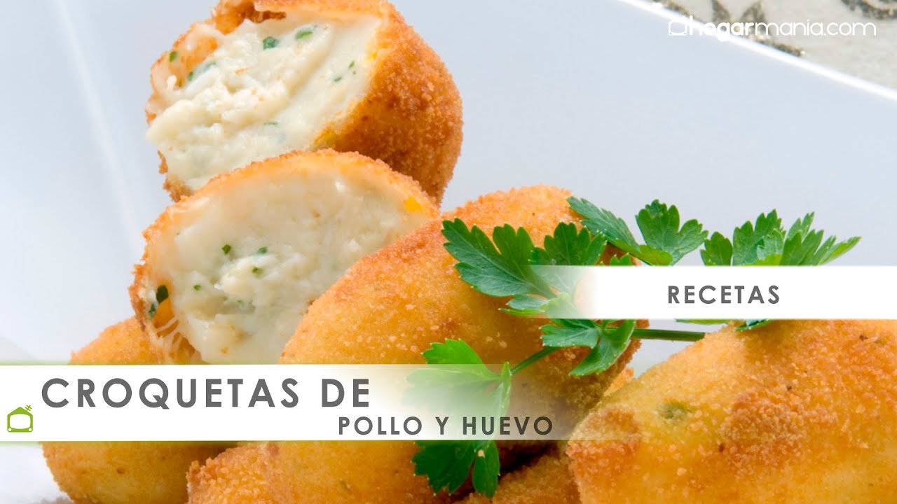Receta de Croquetas de pollo y huevo duro