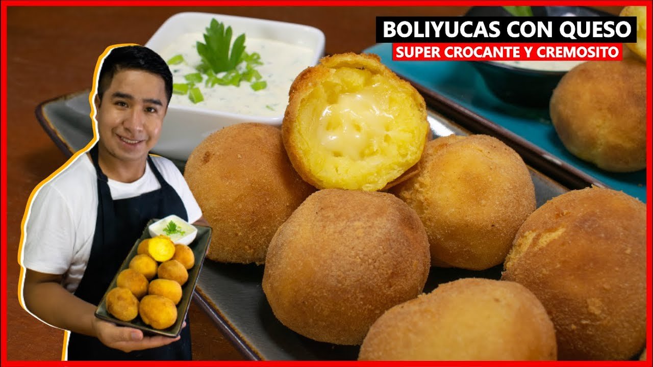 Receta de Croquetas de yuca y queso
