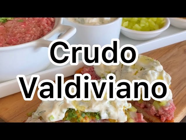 Receta de Crudo valdiviano