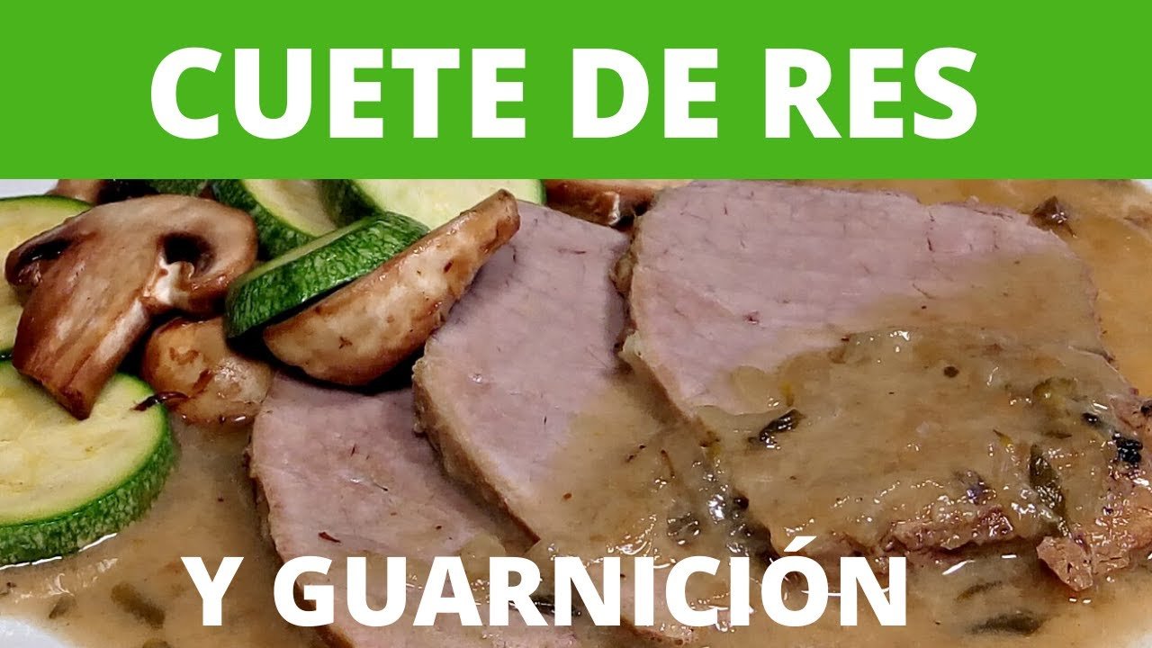 Receta de Cuete de res al horno