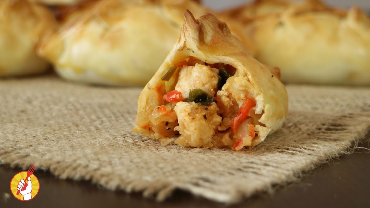 Receta de Empanadas de pollo al horno