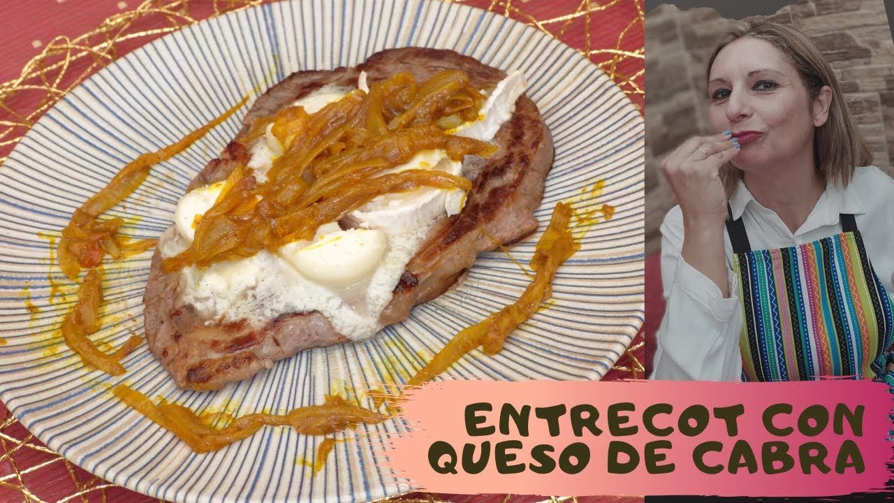 Receta de Entrecot con cebolla caramelizada