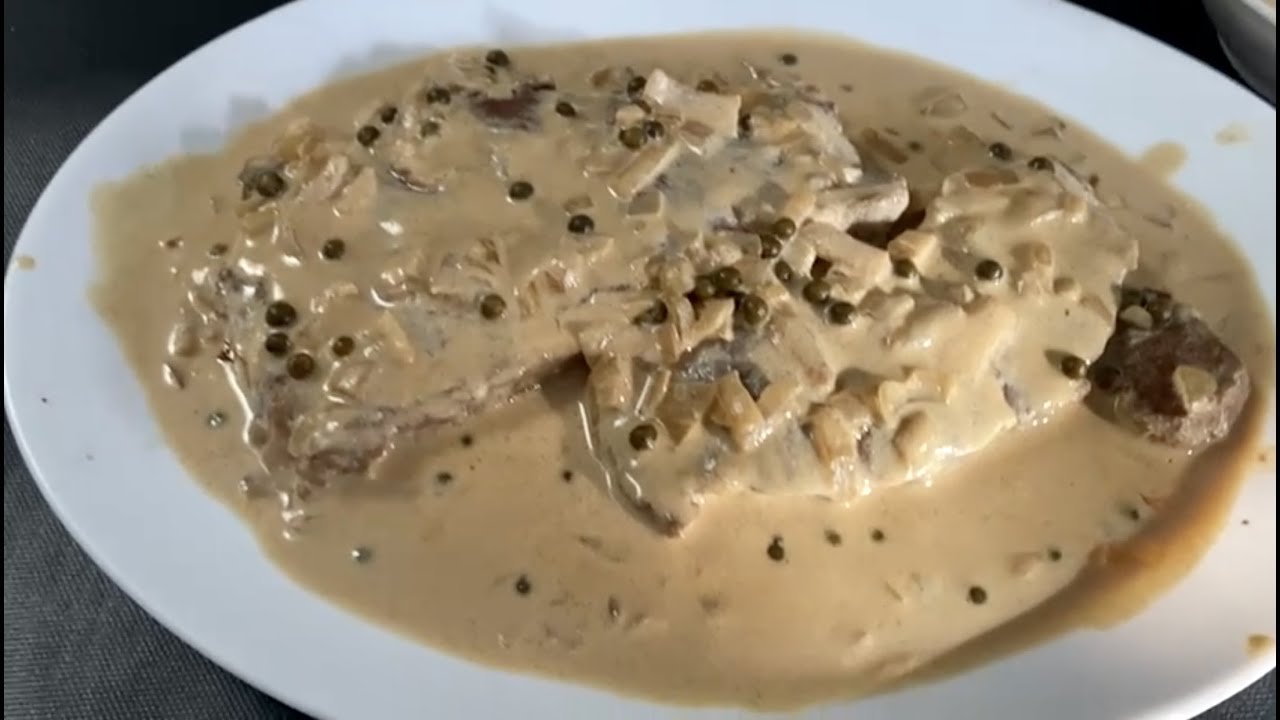 Receta de Entrecot de ternera con salsa de mostaza