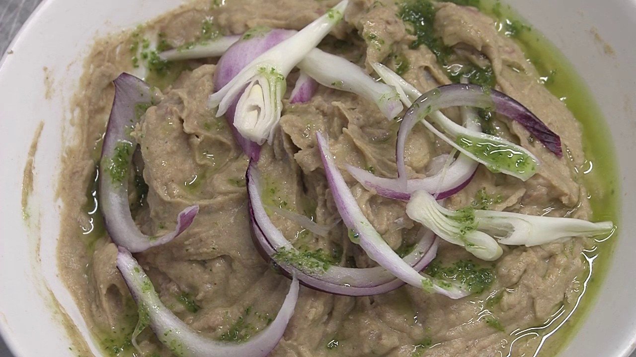 Receta de Escaldón de gofio vegetariano