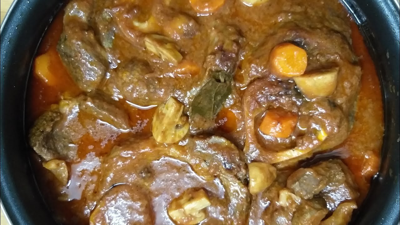 Receta de Estofado de osobuco