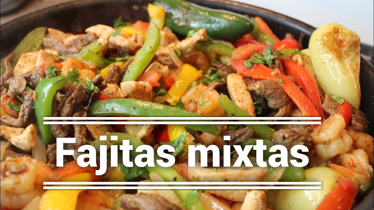 Receta de Fajitas mexicanas mixtas