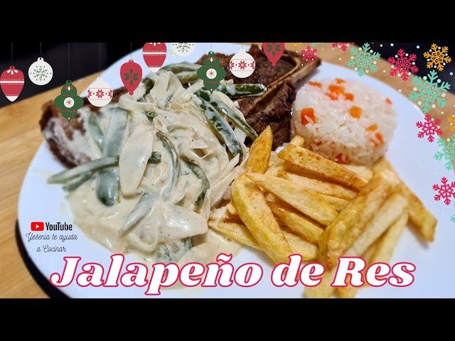 Receta de Filete de res al jalapeño