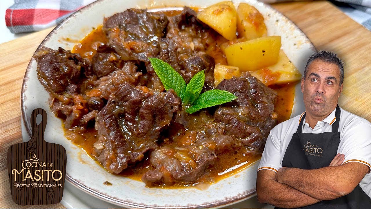 Receta de Filetes de falda de ternera guisados