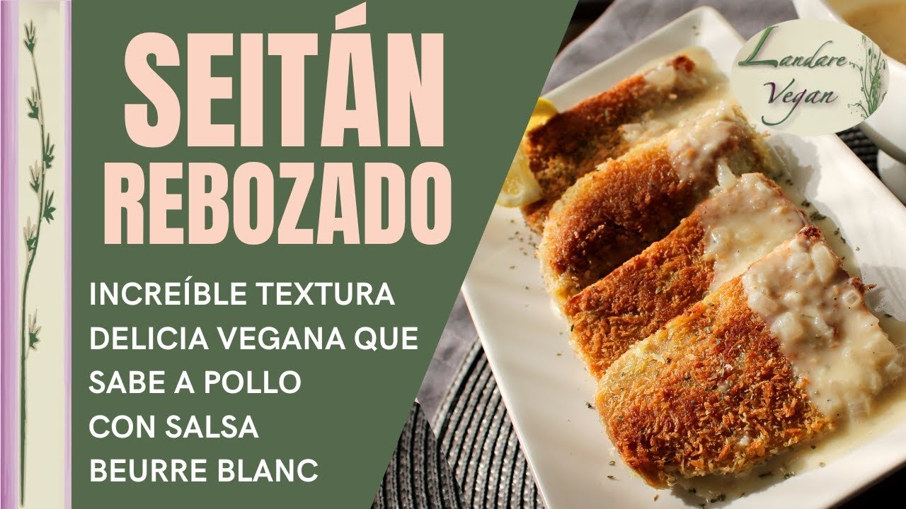 Receta de Filetes de seitán empanados