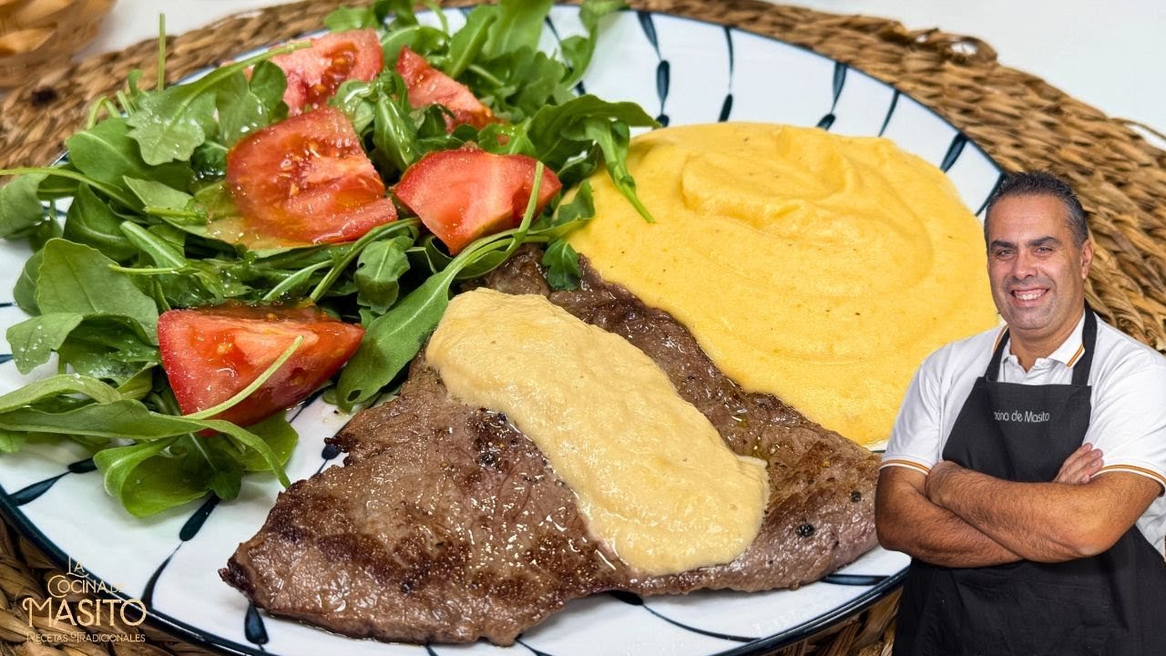 Receta de Filetes de ternera en salsa de cebolla